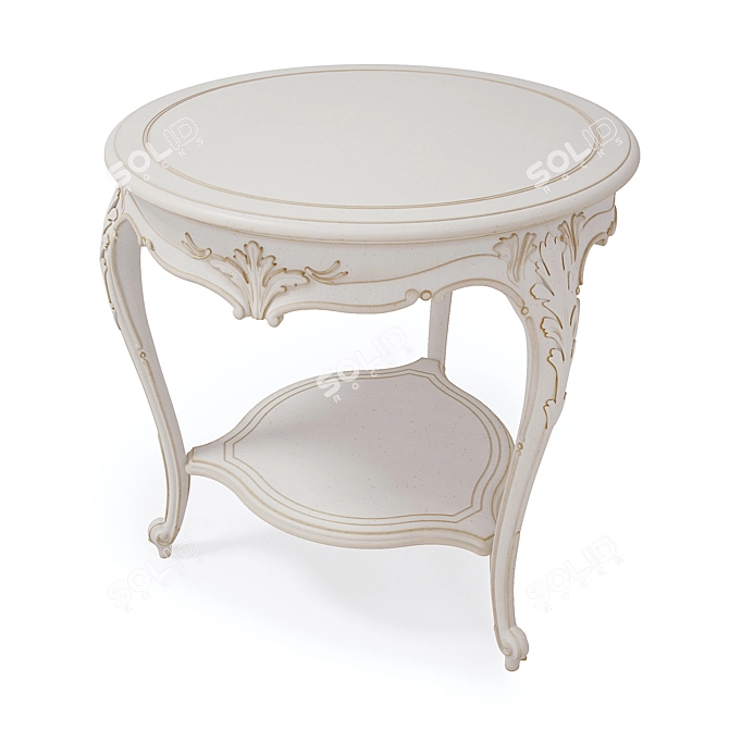 Chelini Art Table - Stylish and Functional 3D model image 2