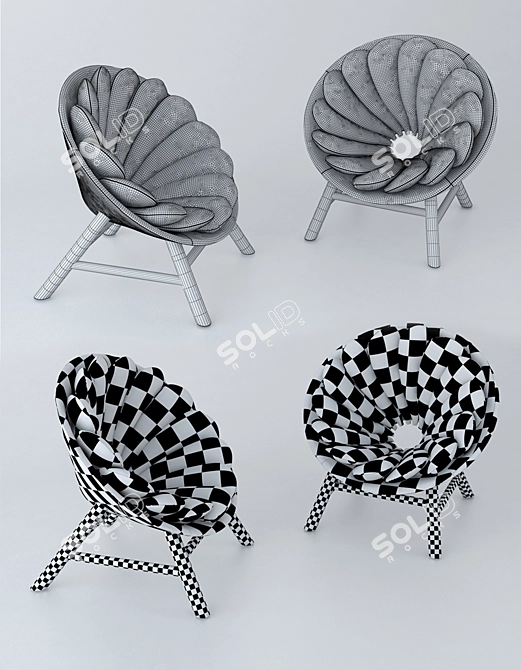 Quetzal Armchair: French Designer Marvel 3D model image 3