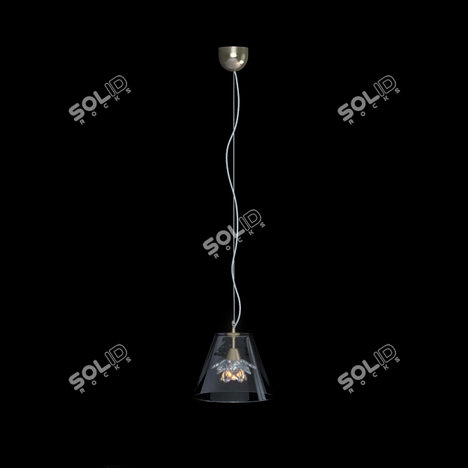 Harco Loor Flower Large Lamp 3D model image 2