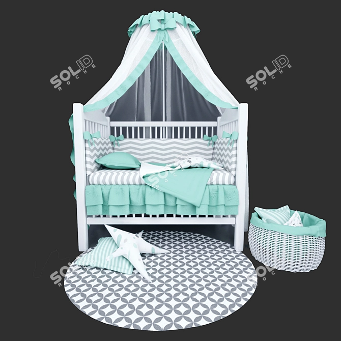 Dreamland Kids Bed 3D model image 2