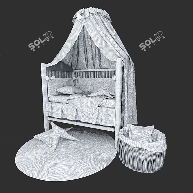 Dreamland Kids Bed 3D model image 3