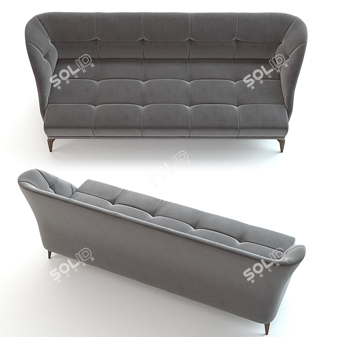 Driade Leeon: Modern and Elegant Sofa 3D model image 2