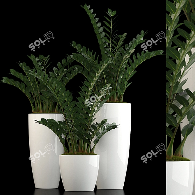 Lush Greenery: 56 Plant Collection 3D model image 1