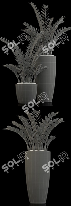 Lush Greenery: 56 Plant Collection 3D model image 3