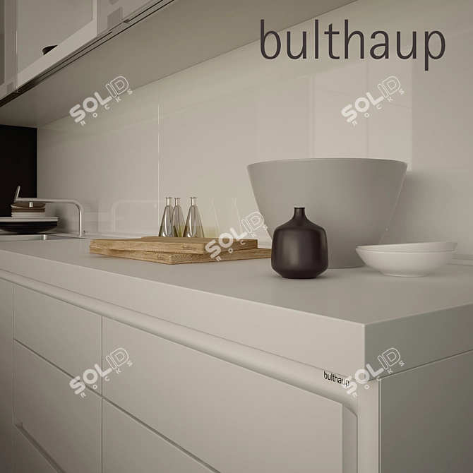 Sleek Kitchen Set: bulthaup b1 3D model image 2