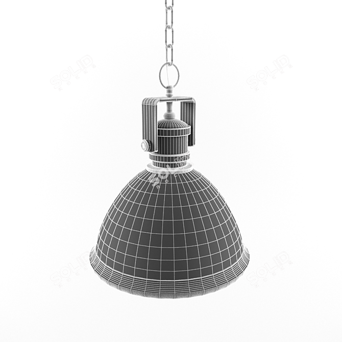 Odeon TALVA Pendant Lamp: Elegant Illumination 3D model image 3