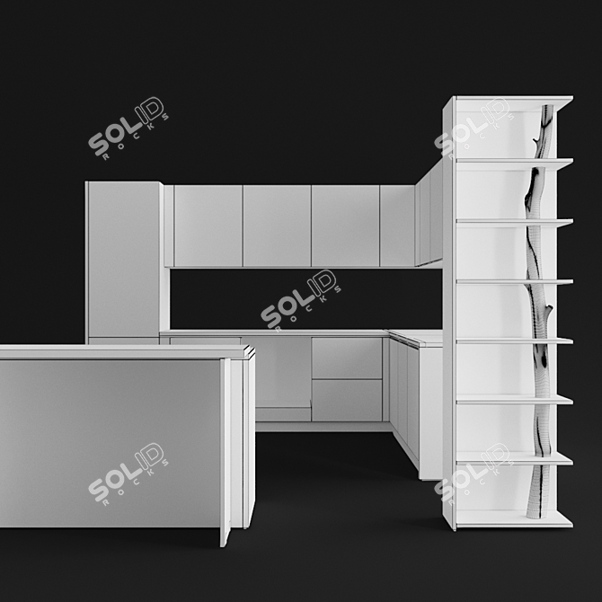 Sleek Elegance: Miton Cucine Skin 3D model image 3