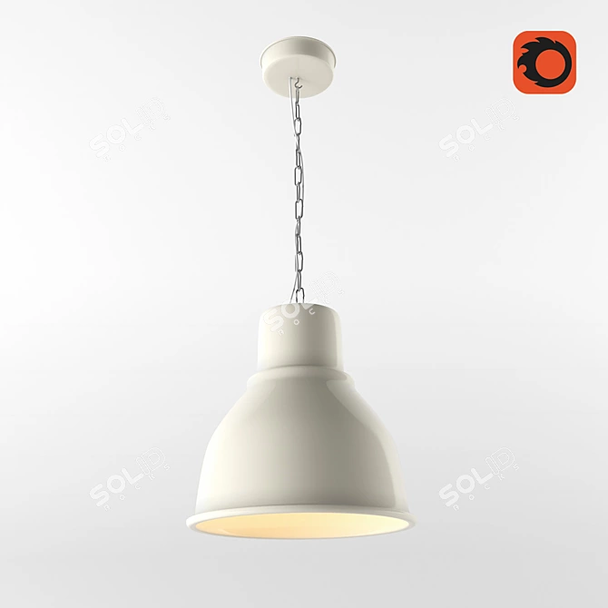 Hekthar Pendant Lamp - 38cm Diameter 3D model image 1