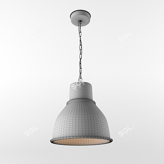 Hekthar Pendant Lamp - 38cm Diameter 3D model image 3