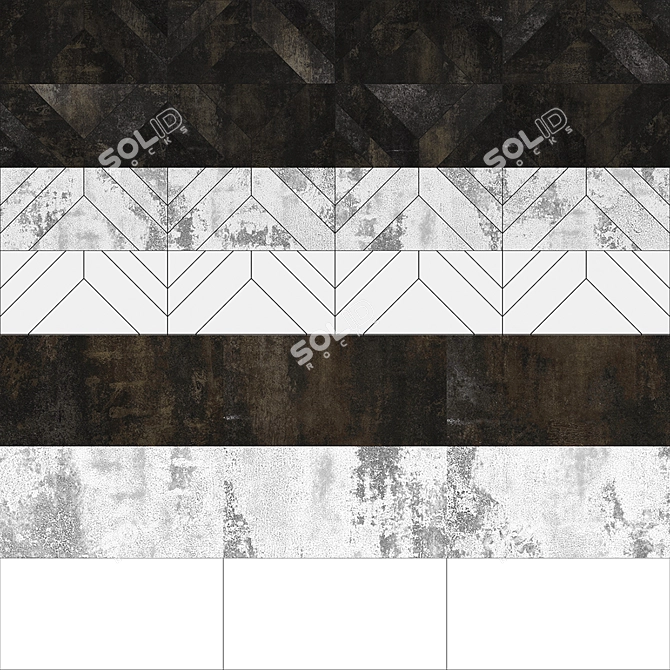 Black Cast Iron Natural Decor Ramp 3D model image 3