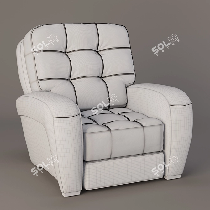 Elegant Forsyth Chair: Timeless British Design 3D model image 2