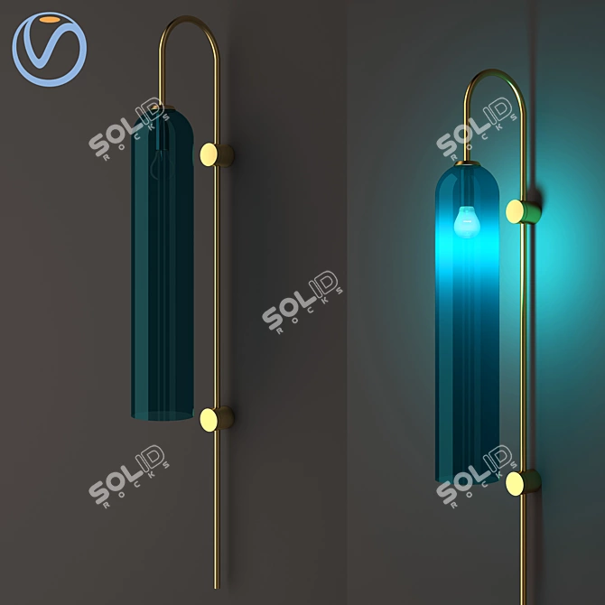 Sleek Illumination: Float Light 3D model image 1