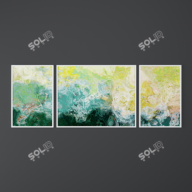 Abstract Art Set by Finnell Fine Art 3D model image 2