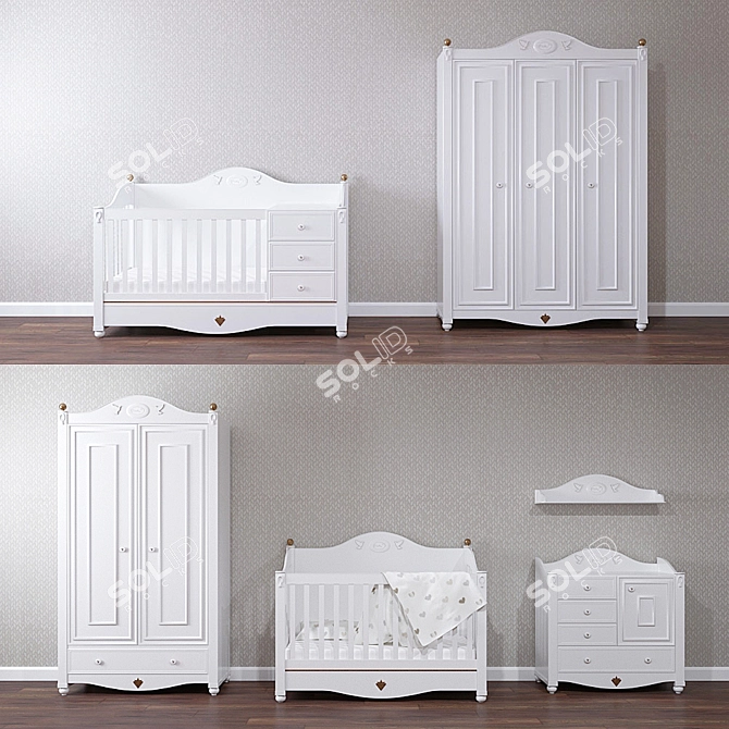 Cilek Softy: Modern Kids' Furniture 3D model image 1