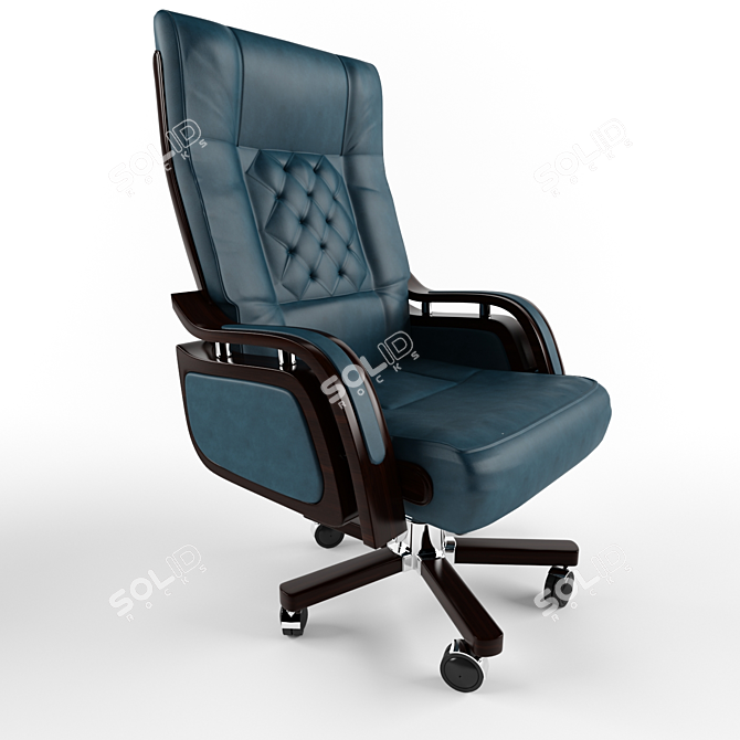 Modern Ergonomic Office Chair 3D model image 1