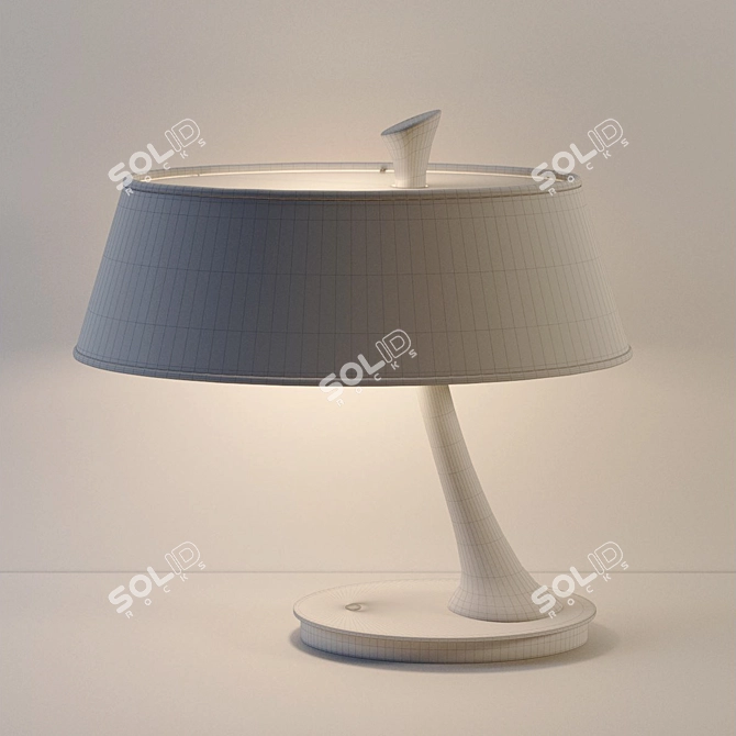 Luxury Lili Lamp: Timeless Elegance. 3D model image 3