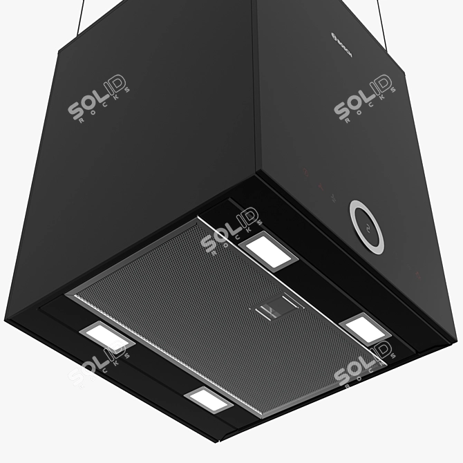 Bosch Serie 8 Island Hood DII31RV60 3D model image 2