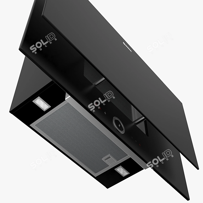 Bosch Serie 8 Flat Hood: Efficient and Stylish 3D model image 2