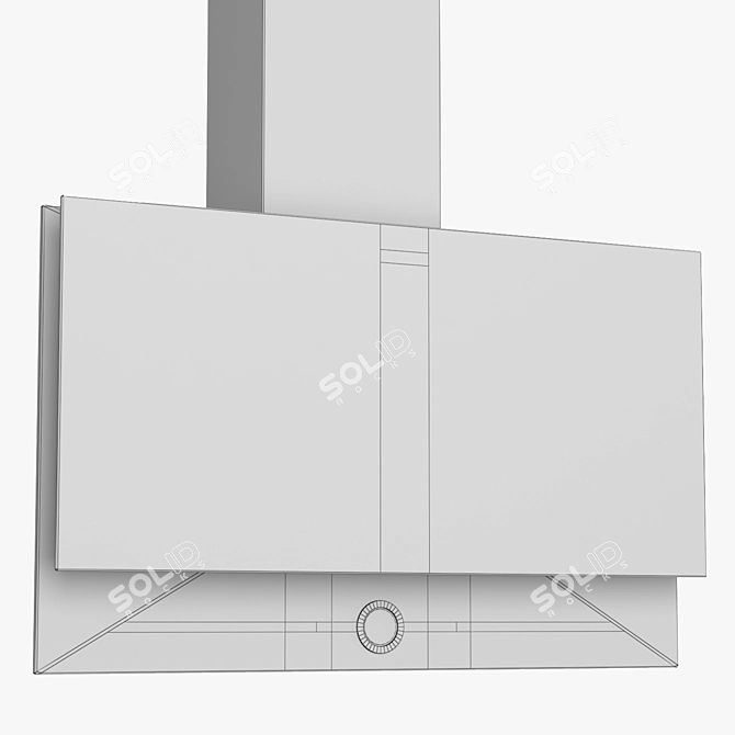 Bosch Serie 8 Flat Hood: Efficient and Stylish 3D model image 3