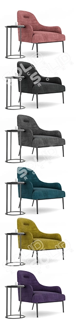 Elevate your space with Embrace Armchair 3D model image 2