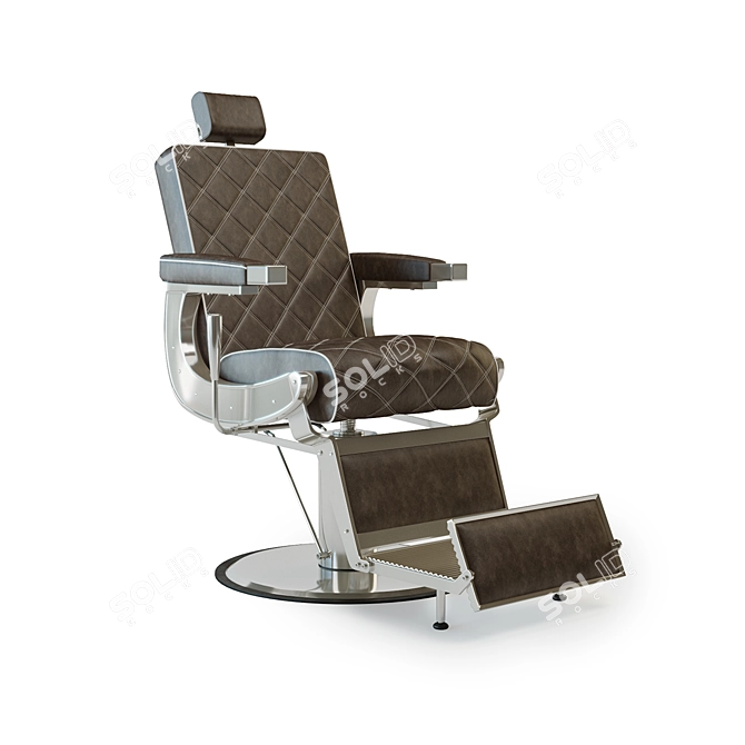 RAFAEL Barber Chair - Model BK143 3D model image 1