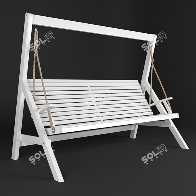 Hillerstorp Marstrand Hammock: Cozy Comfort for your Garden 3D model image 1