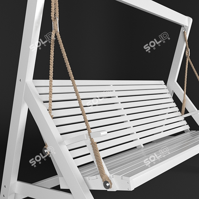 Hillerstorp Marstrand Hammock: Cozy Comfort for your Garden 3D model image 2