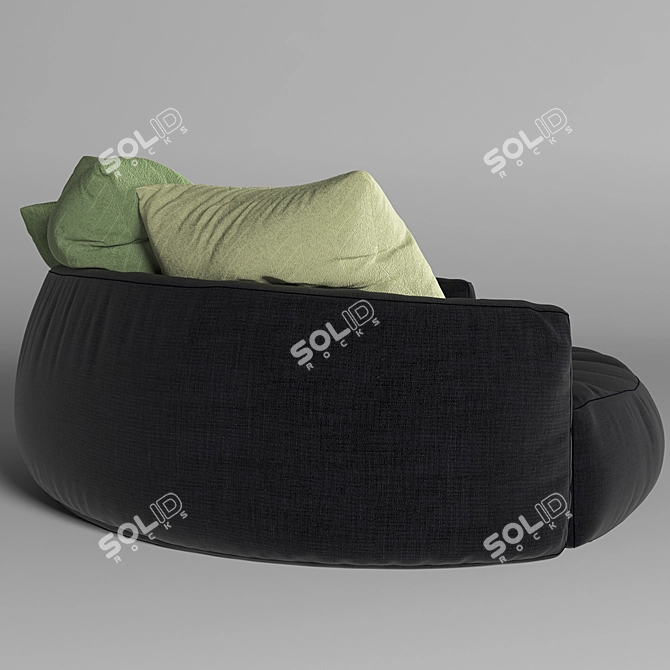 Modern Sofa Design 02 3D model image 2