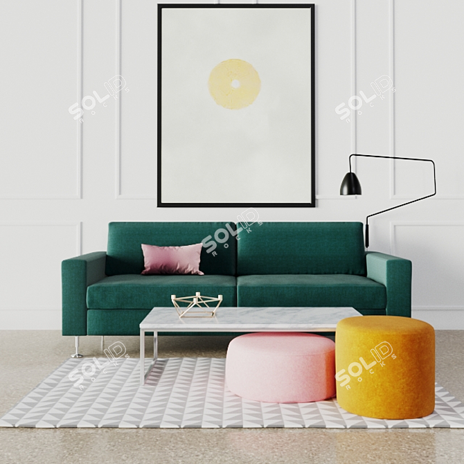 Colorful Elegance: Bolia Collection 3D model image 1