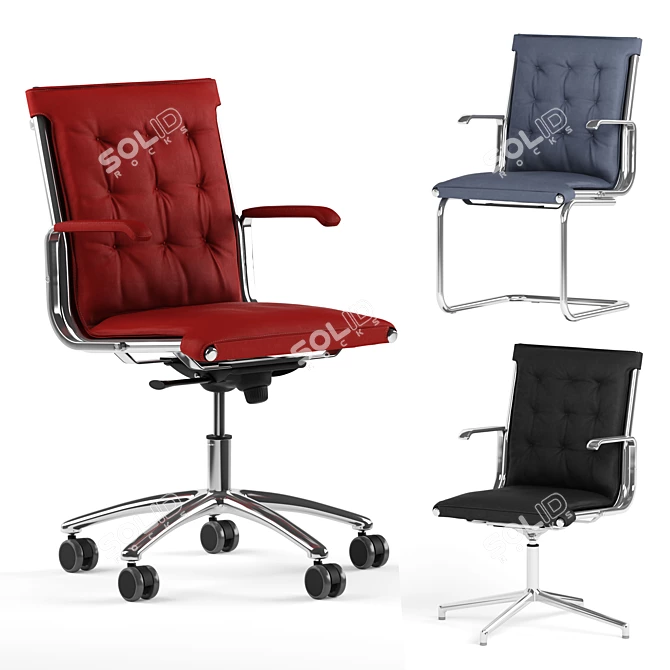 Luxurious Taylor D80 Armchair: Italian Craftsmanship 3D model image 1