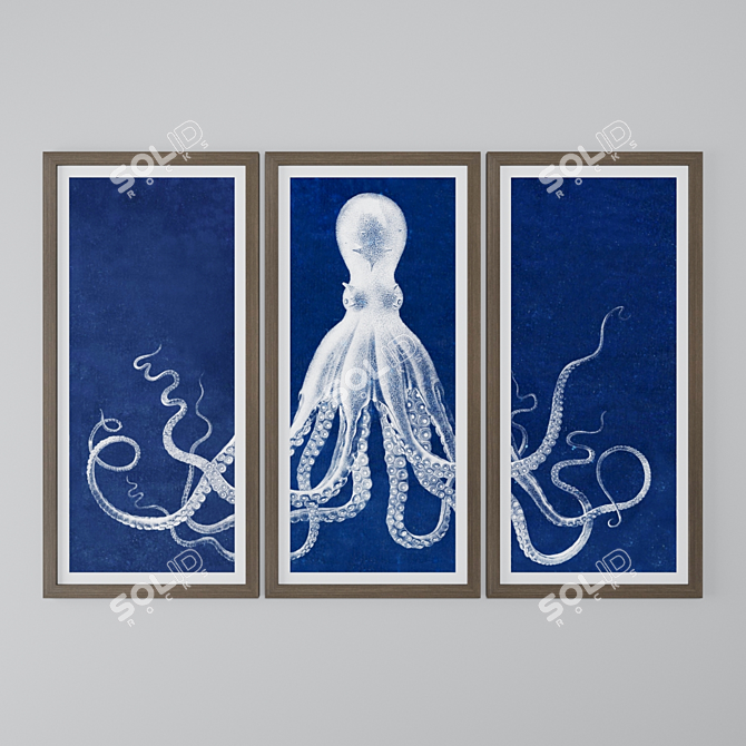 Oceanic Octopus Masterpieces 3D model image 1