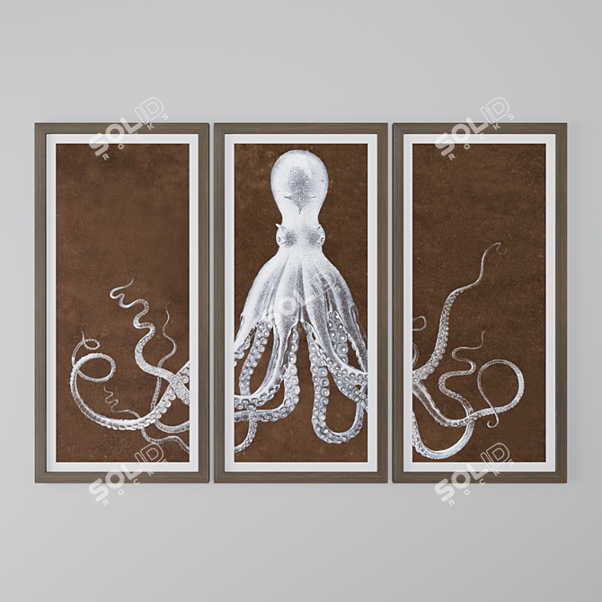 Oceanic Octopus Masterpieces 3D model image 2