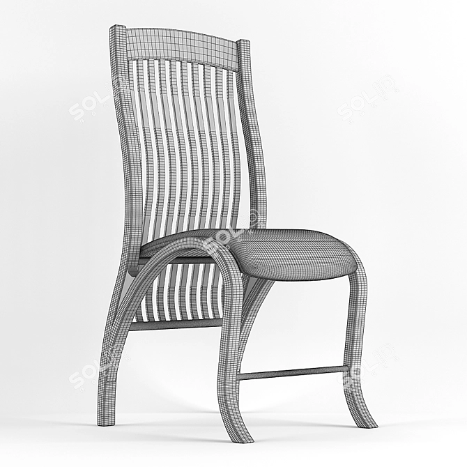 Title: Bentwood Chair: Unique Custom Design 3D model image 3