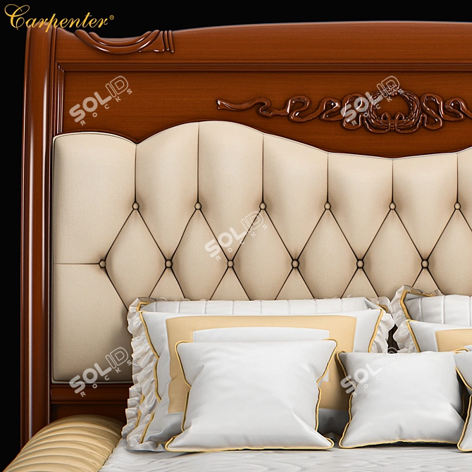 Modern Carpenter Bed Set 3D model image 2