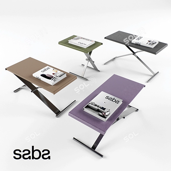 Saba Ananta Table: Stylish and Versatile 3D model image 1