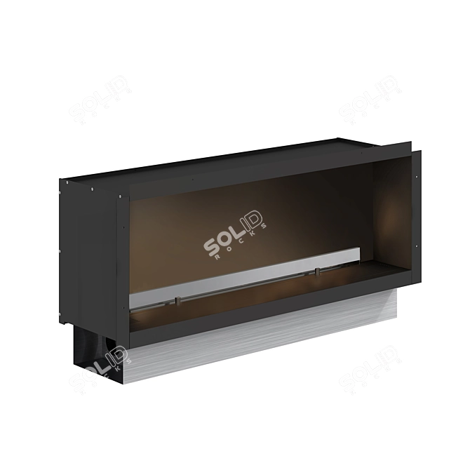 Push Button Bio Fireplace 3D model image 1