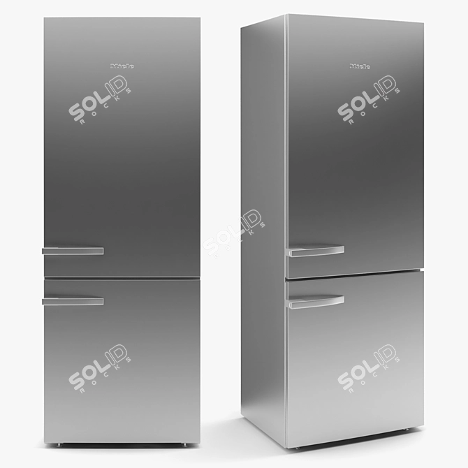 Ultimate Cooling Efficiency: Miele KFN 14947 SDE 3D model image 1