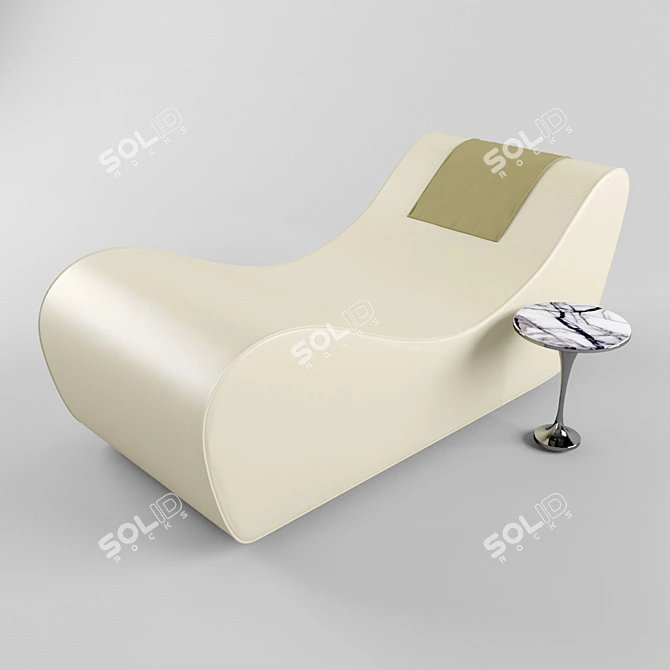 Italian Spa Bed: Ultimate Relaxation 3D model image 2