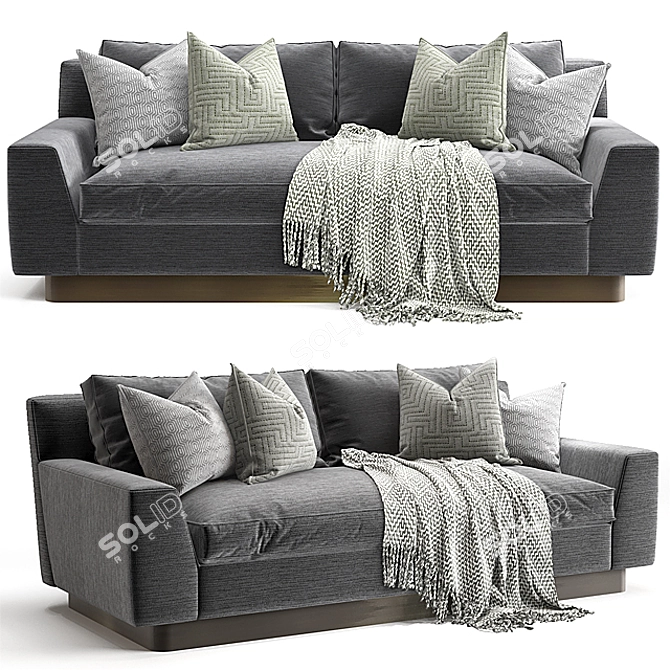 Barbara Barry Laguna Sofa 3D model image 1