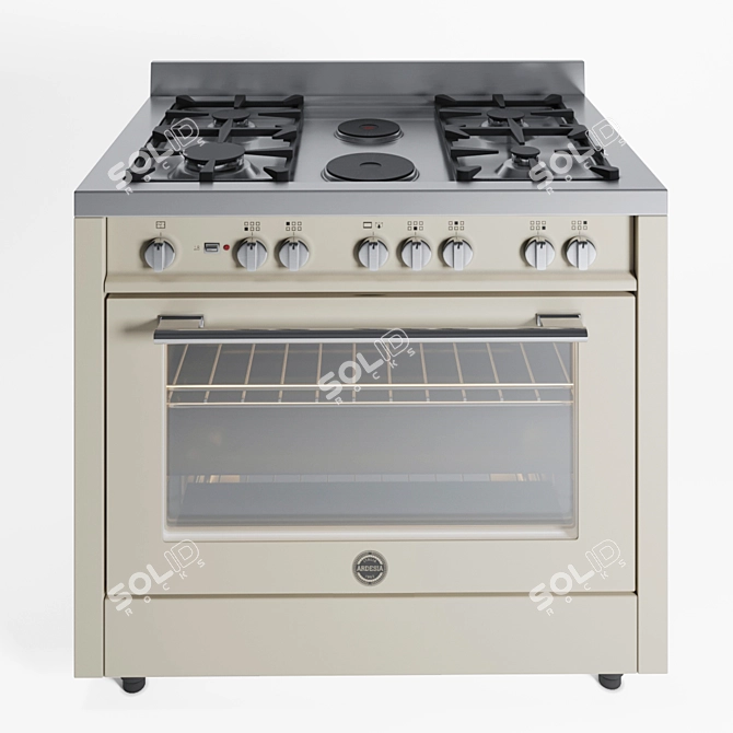 Ardesia PL96GG42V CR Gas Oven Cooker 3D model image 1