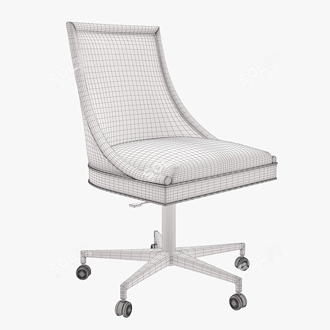 Elegant Amina Moving Chair - Seven Sedie 3D model image 3