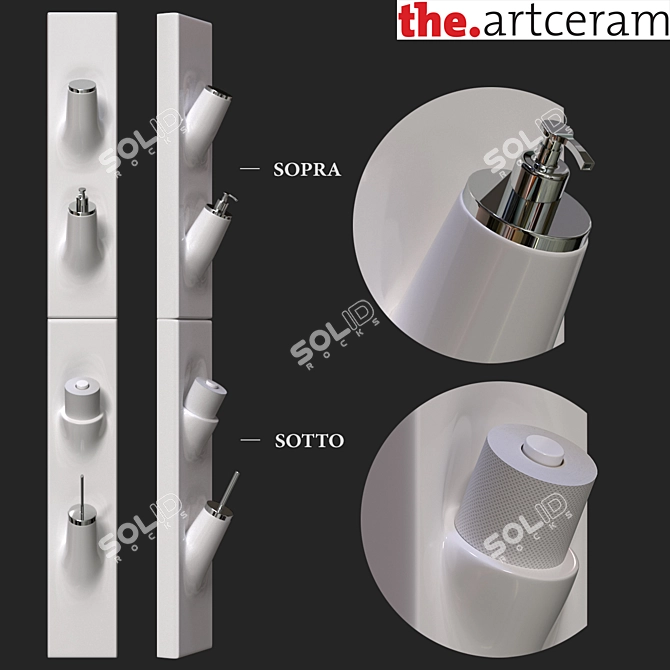 ARTCERAM Sopra & Sotto: Luxury Ceramic System 3D model image 1