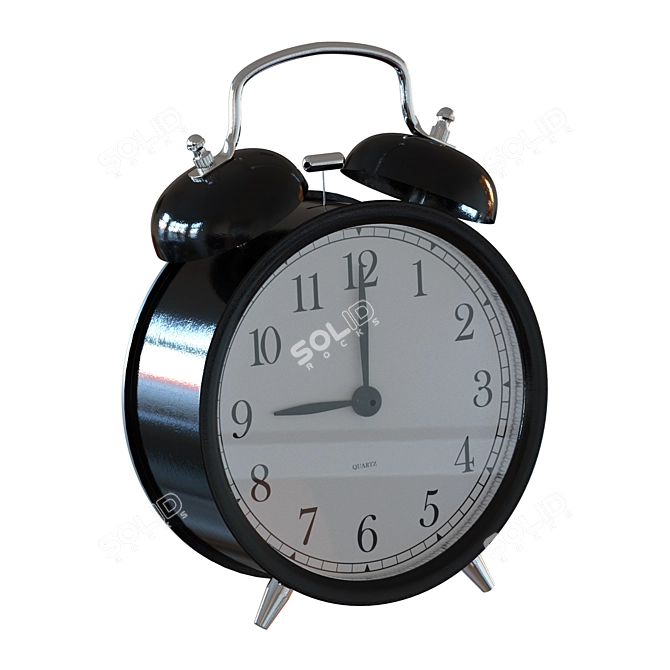 Timeless Decade Alarm Clock 3D model image 1