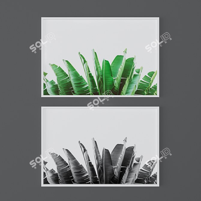 Tropical Paradise Art Prints 3D model image 2