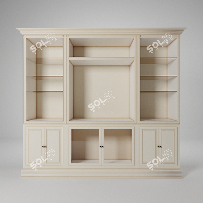 Elegant Vintage Inspired Furniture 3D model image 1