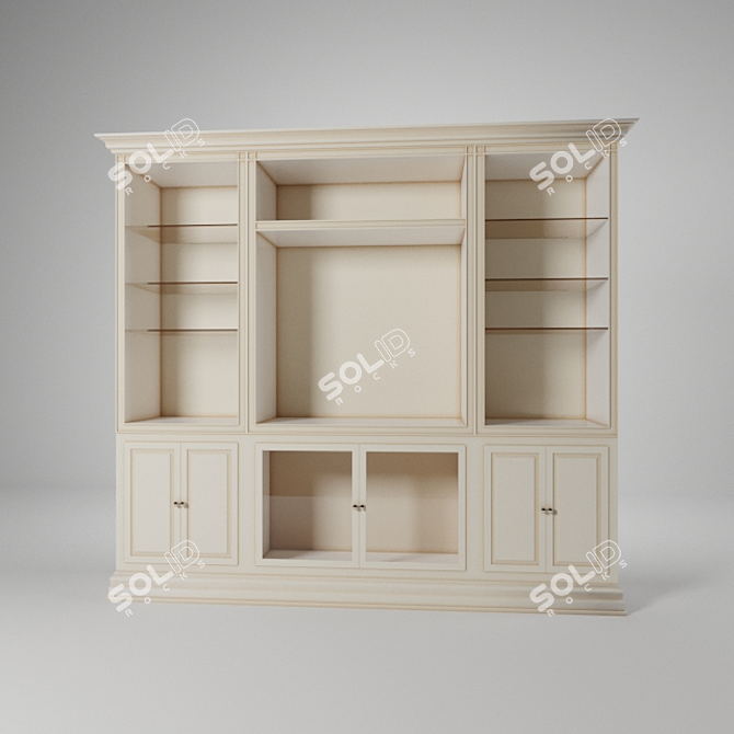 Elegant Vintage Inspired Furniture 3D model image 2