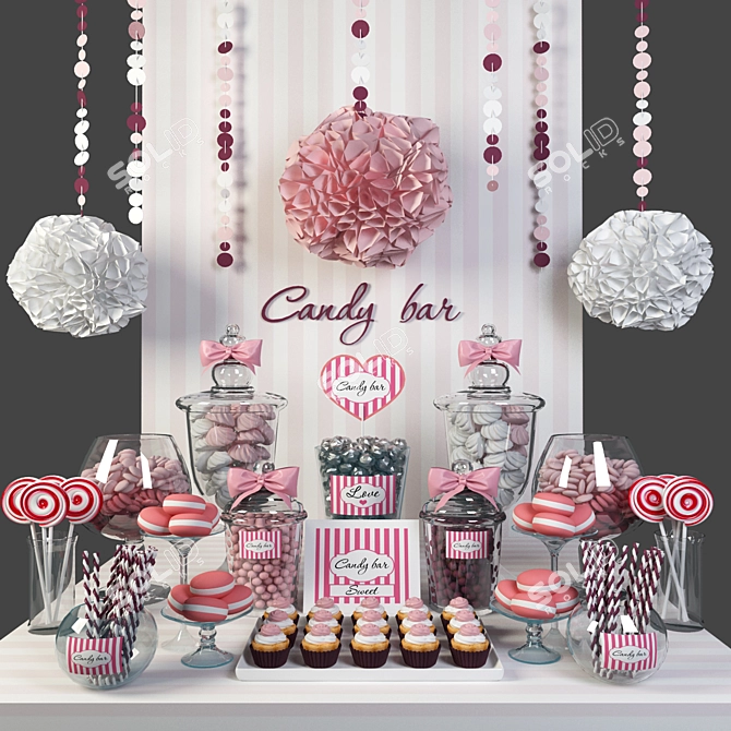 Candy Heaven: Sweet Sensation 3D model image 1