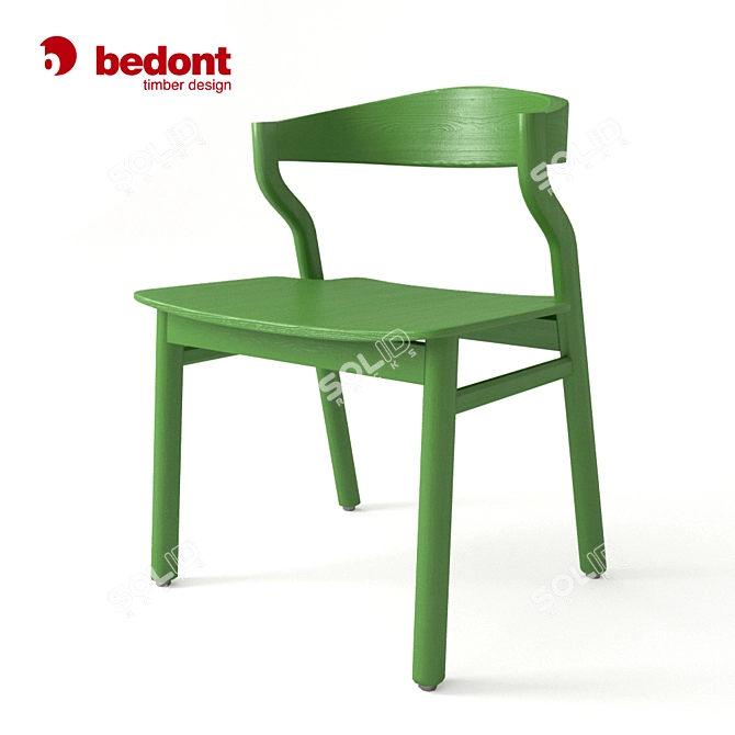 Stylish Bedont Kalea Chair 3D model image 1