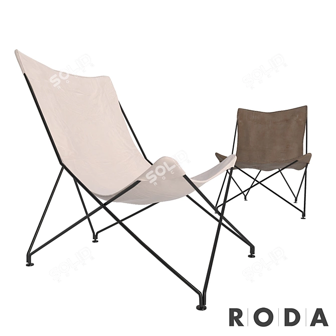 RODA Lawrence 390 Chair Set 3D model image 2