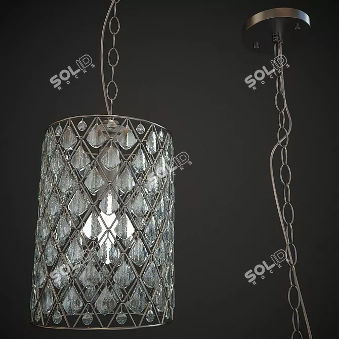 WunderLight Eva Chandelier 3D model image 2